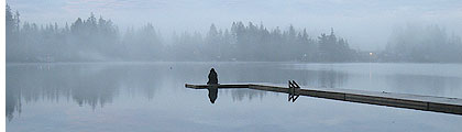 Meditating On A Lake