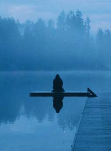 Early morning meditation by Lost Lake