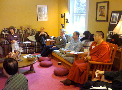 The Portland Insight Meditation Center's living room
