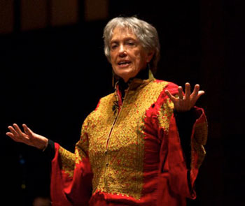 Featured speaker Joanna Macy at "The Tree of Life in the Time of the Great Turning" event, St. Mark's Cathedral, Seattle, November 5, 2010.