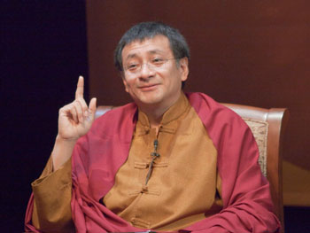 Dzogchen Ponlop Rinpoche of Nalanda West discusses his recent book, &ldquo;Rebel Buddha&rdquo;, at Seattle's ACT theater in early December.