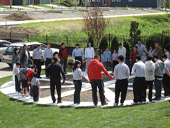 Dharma Wheel & Peace Pole