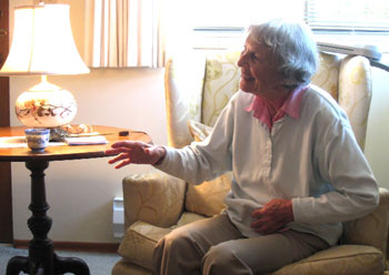 Kannin Dorothy Deming Smith at her home in Seattle, 2008.