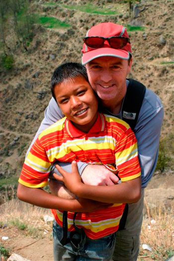 Gyeni and Phil were reunited in Humla in 2007.