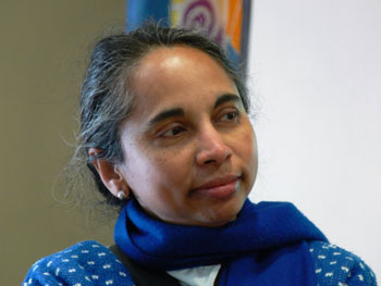 Dr. Vishaka Smith, one of the presenters at Seattle University's Eco-Sangha:  Buddhism & Sustainability Conference, spoke on environmental and personal ethics from a Buddhist perspective.