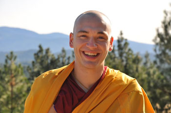 Venerable Thubten Jampel, spiritual advisor to condemned prisoner Donald Ray Wackerly.  Wackerly was executed at the Oklahoma State Prison on October 14, 2010.